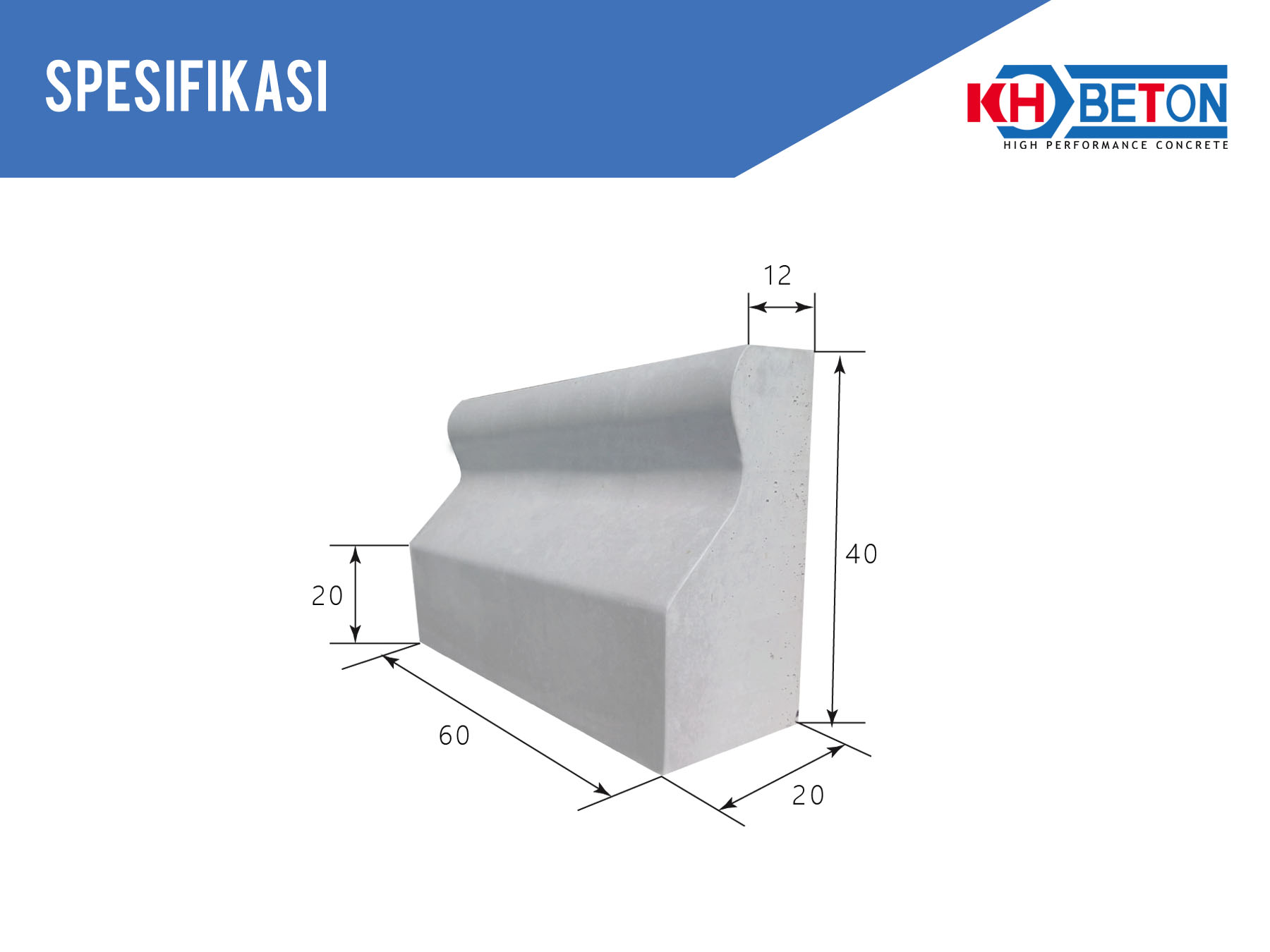 Kansteen Type L Profil