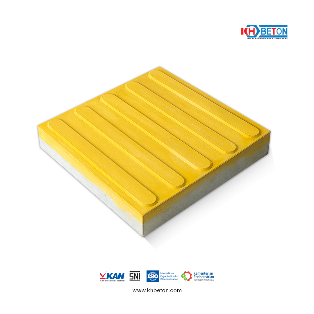 paving difabel, paving tuna netra, tactile paving, paving garis, paving titik, paving block difabel, KH Beton paving