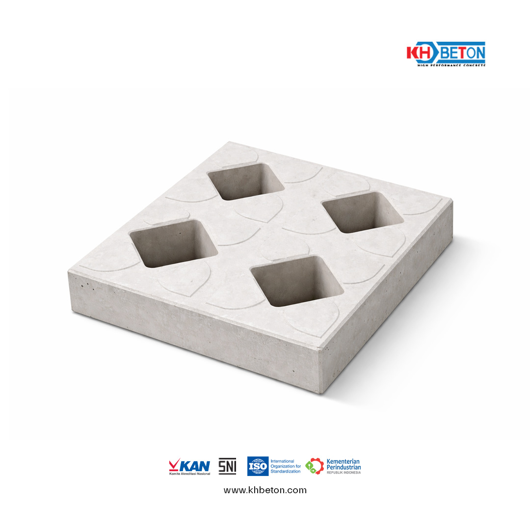 grass block, paving grass block, paving rumput, grass block beton, paving resapan air, eco paving, paving KH Beton, grass block parkir